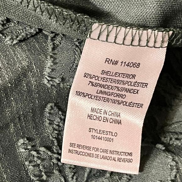 Lavender Moon Dress Size Small Juniors Burnout Floral Jade Green Keyhole Bodice - Picture 5 of 9